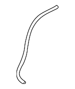76800T0AP40 - Body: Washer Hose for Honda: Civic, CR-V, Fit, Insight Image