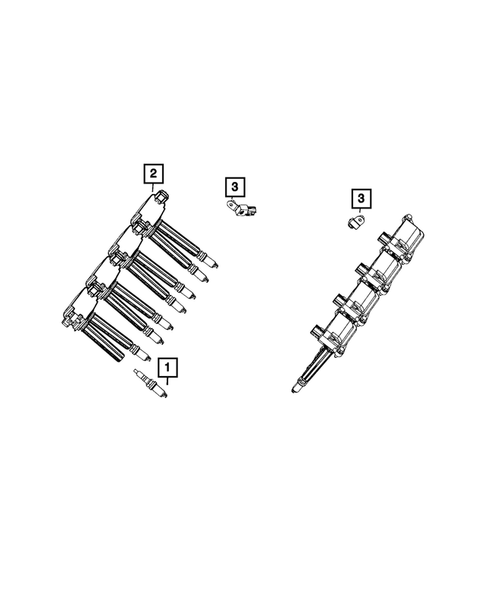 Ignition, Spark Plugs, Cables, Coils, and Glow Plugs for 2023 Chrysler 300 #0