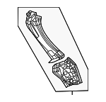 DN4E7044XA - Body: Rear Pillar for Mazda: MX-30 EV Image