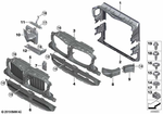 51747399996 - : Air Duct, Radiator, Top for BMW Image