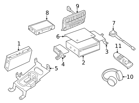 Navigation System Components for 2013 Nissan TITAN #0