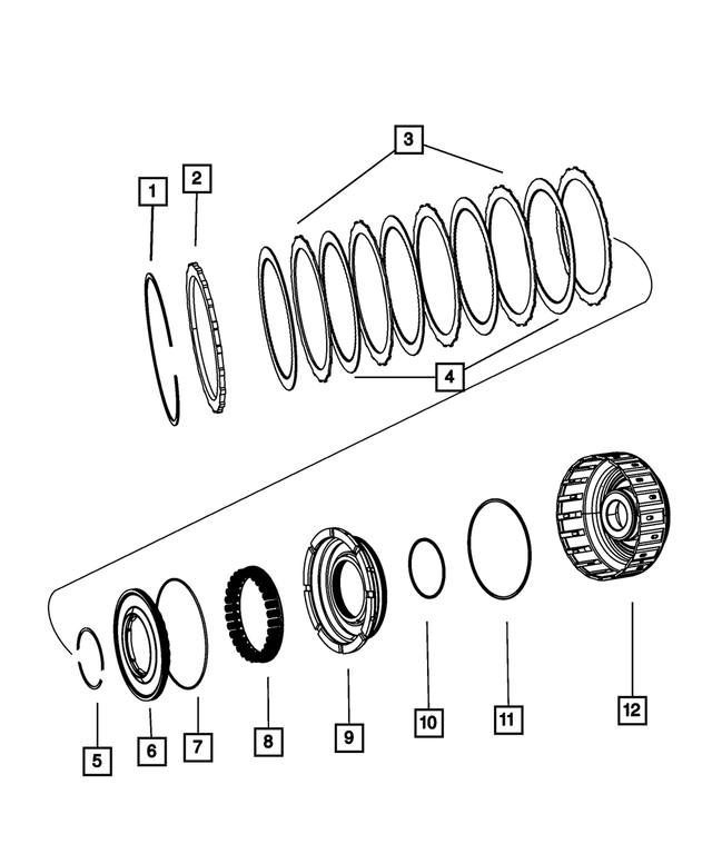 68019763AB - AS68RC; 6-Speed; Automatic Transmission: Snap Ring for Mopar Image
