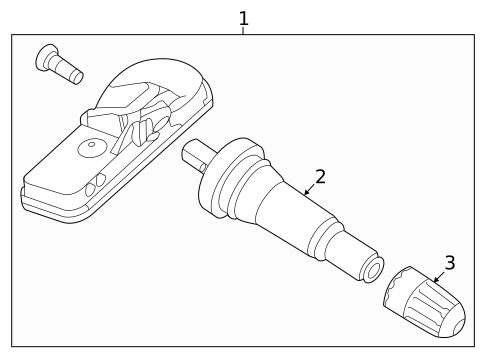 Tire Pressure Monitor Components for 2024 Hyundai Sonata #0