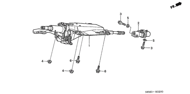 Steering Column for 2002 Acura RSX #0