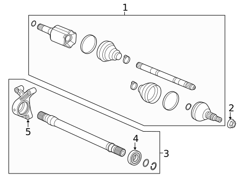 Drive Axles for 2017 Buick LaCrosse #0