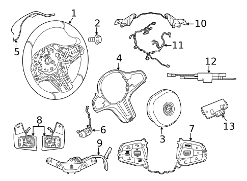 Steering Wheel & Trim for 2014 BMW 328i #5