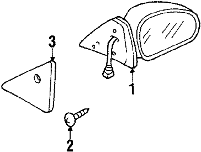 F7CZ17682CA - : Door Mirror for Ford Image