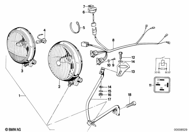 63217160777 - Lights: Bulb - 12V 55W H1 for BMW-Motorrad Image