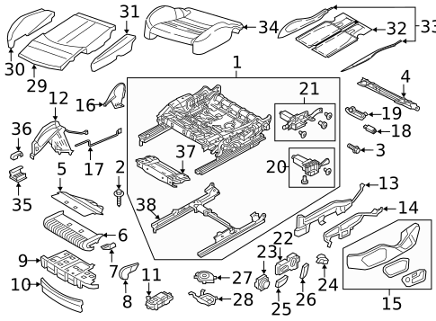 Power Seats for 2022 Audi A6 Quattro #0