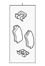 58302P2A30 - Brakes: Disc Brake Pad Set for Kia Image