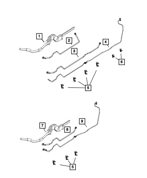 Fuel Lines for 2019 Ram 1500 Classic #1
