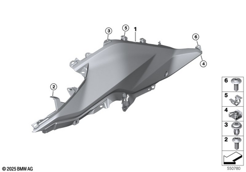 Motorcycle Trim Section, Windshield for 2026 BMW-Motorrad R 1300 RS #7