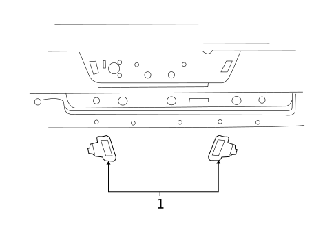 License Lamps for 2007 Dodge Ram 2500 #0