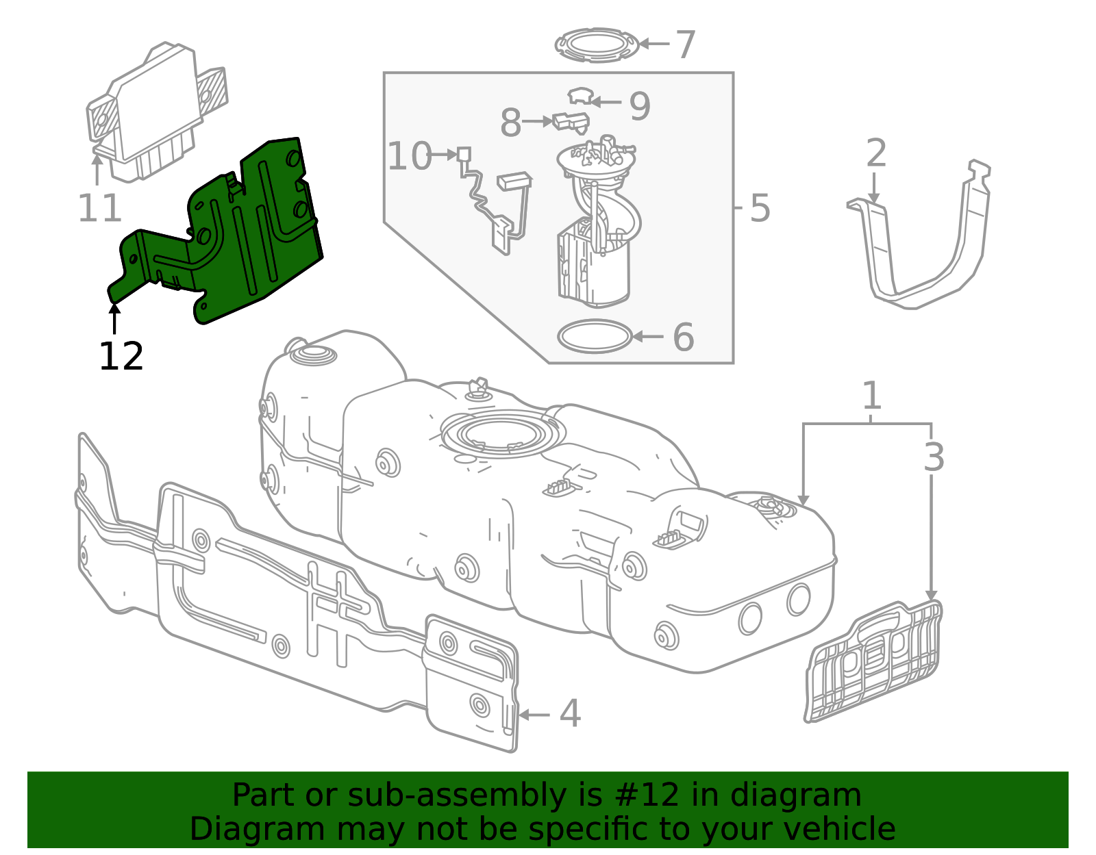 85572070 - High-Quality Control Module Bracket for 2021-2025 GM ...