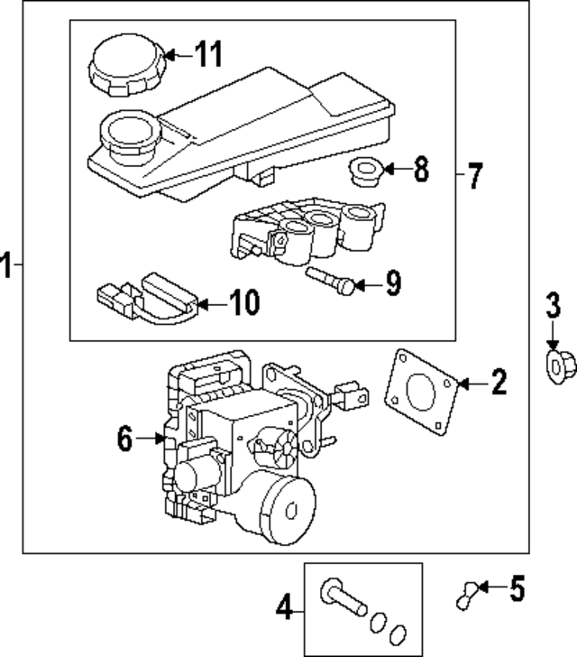 58520T4000 - : Brake Master Cylinder for Hyundai Image