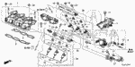164515A2A01 - Engine: CLIP, INJECTOR for Acura Image