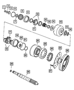6026289 - Automatic Transmission 4 Speed: Snap Ring for Mopar Image