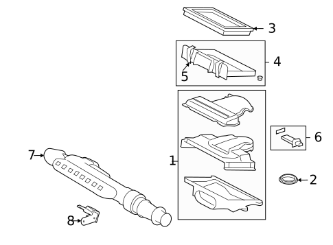 Air Intake for 2008 Ford F-150 #0