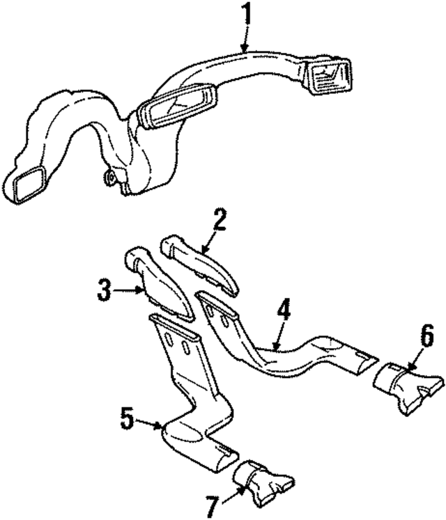 8A1819633 - Body: Heat Duct for Audi Image