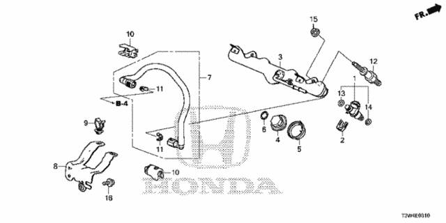 Fuel Injector for 2015 Honda Accord #0