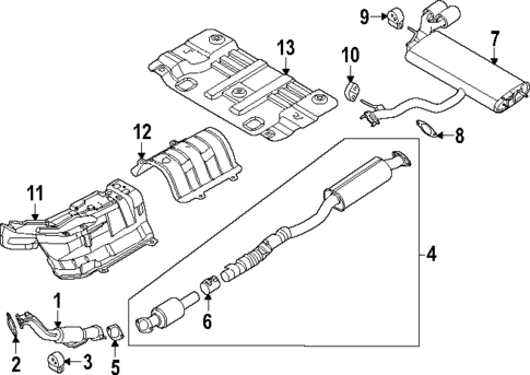 Exhaust Manifold for 2025 Hyundai Kona #1