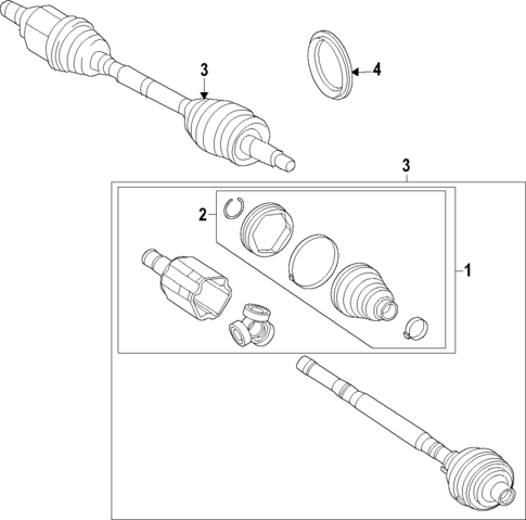 Front Axle for 2024 Porsche Macan #0