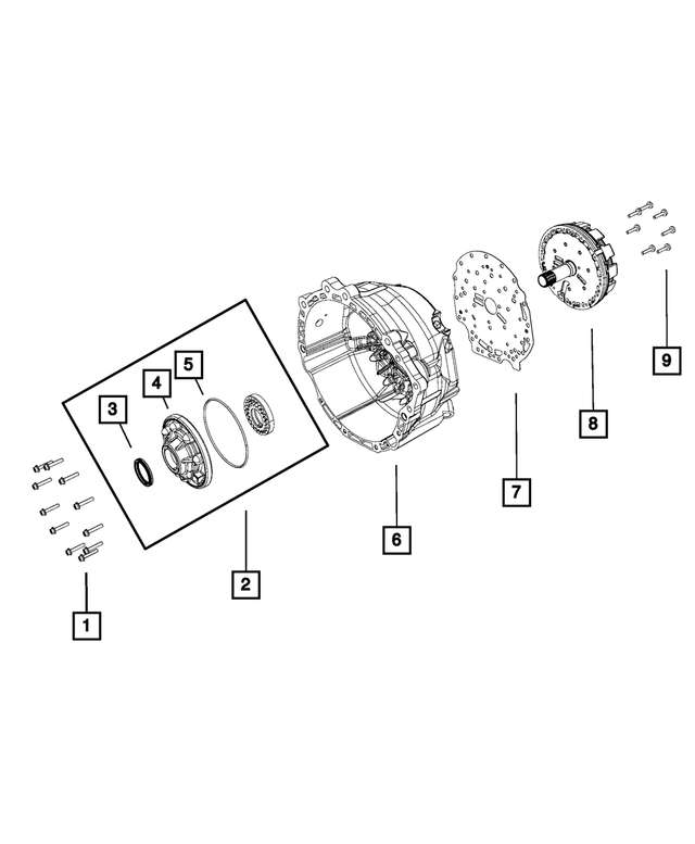 « RL087860AA – NAG1; W5A580; 5-Speed; Automatic Transmission : Huile De Transmission Pompe pour Mopar Image »