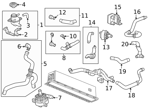 Cooling System for 2025 Chevrolet Corvette #0