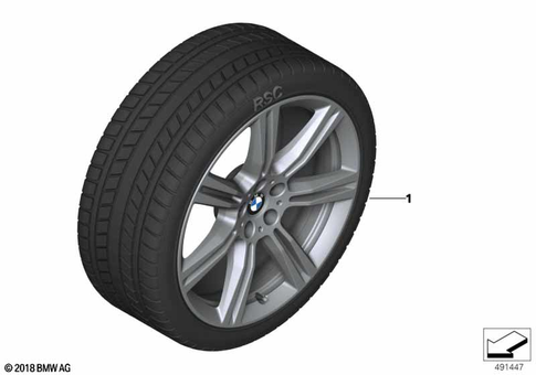 Complete Wheel Winter for 2019 BMW X6 M50iX #2