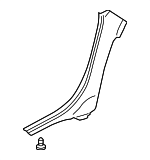 4E4864607H6PS - : Lower Quarter Trim for Audi: A8 Quattro Image