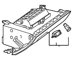24768080009051 - Body: Glove Box Assembly for Mercedes-Benz Image