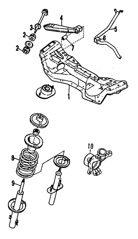 Front Suspension for 1985 Subaru Brat | Subaru Online Parts