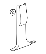 20902391 - Body: Lower Center Pillar Trim for Cadillac: Escalade, Escalade ESV Image