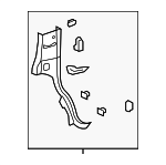 20844007 - Body: Lock Pillar Trim for Cadillac: Escalade Image