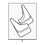 17801080 - Body: Mud Guard for Chevrolet: Impala, Impala Limited Image