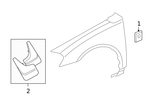 Exterior Trim - Fender for 2016 Chevrolet Impala Limited #0