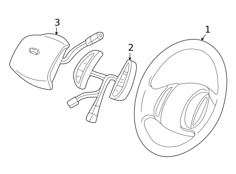 Steering Wheel & Trim for 2002 Ford Expedition #0