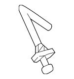 867F026020 - Body: Nozzle for Lexus: NX250, NX350, NX350h, NX450h+ Image