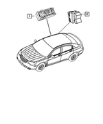 68027666AA - Electrical: Sunroof Switch for Mopar Image