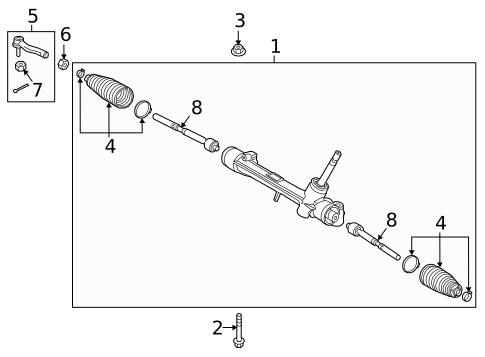 Steering Gear & Linkage for 2025 Toyota Corolla #2