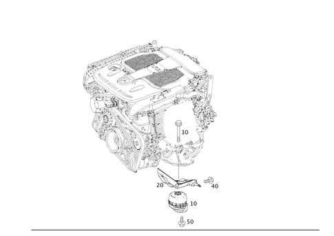 Engine Suspension for 2013 Mercedes-Benz GLK350 #0