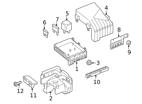 Fuse & Relay for 2017 Volkswagen Tiguan Limited #0