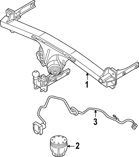 Trailer Hitch Components for 2022 Volvo C40 Recharge #0