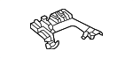 206869120064 - Wiper &amp; Washer: Windshield Washer Hose Bracket for Mercedes-Benz Image