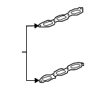 C2Z17249 - Engine: Inter-cooler Gasket for Jaguar Image