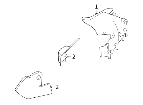Interior Trim - Quarter Panels for 2004 Chrysler Crossfire #0