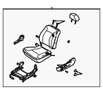 9K2NA57150A902 - : Seat Back Assembly for Kia Image