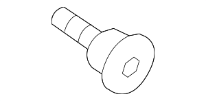 WHT002306 - : Engine Water Pump Bolt for Audi Image