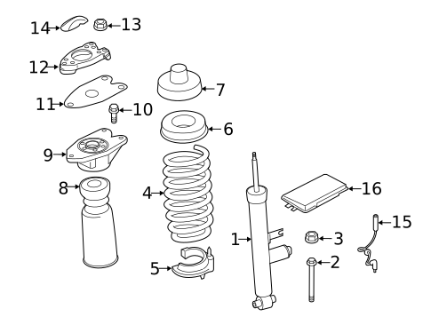 Shocks & Components for 2014 BMW 428i #1