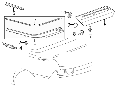 Exterior Trim - Quarter Panel for 2014 Chevrolet Camaro #0